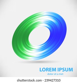 Vector Logo Design Template . Circle Design. Vector illustration.