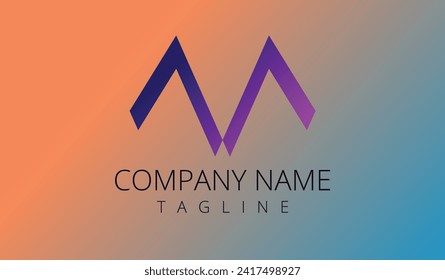 Vector logo design template. Corporate identity design element. Business sign.