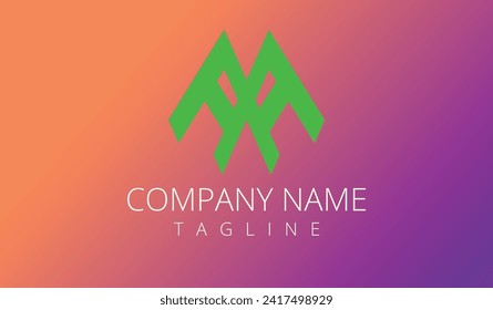 Vector logo design template. Corporate identity design element. Business sign.