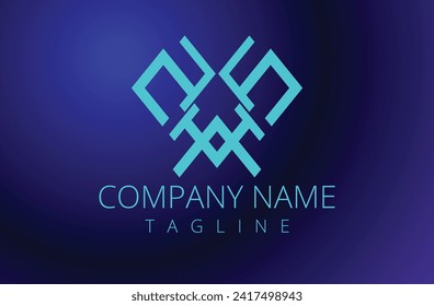Plantilla de diseño del logotipo del vector. Elemento de diseño de identidad corporativa. Signo de negocio.