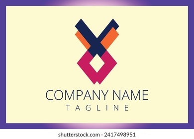 Vector logo design template. Corporate identity design element. Business sign.