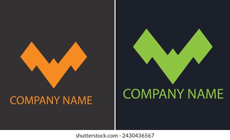 Vector logo design template. Corporate identity design element. Business sign.	
