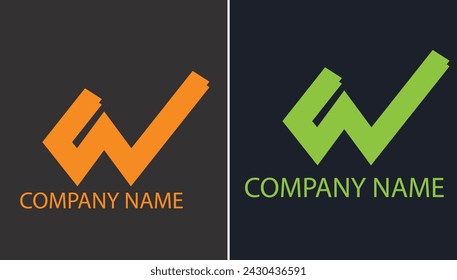 Vector logo design template. Corporate identity design element. Business sign.	
