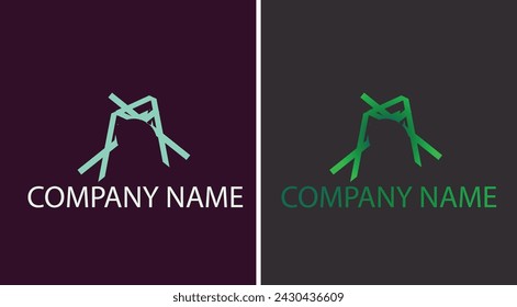 Plantilla de diseño de logotipo vectorial. Elemento de diseño de identidad corporativa. Signo de negocio.	
