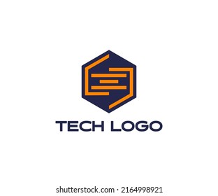 Vector Logo Design Template Cyber Security Stock Vector (Royalty Free ...