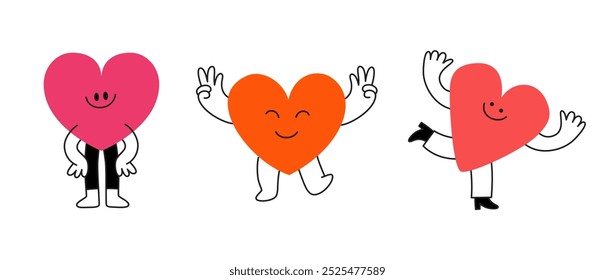 Vector logo design template and graphic elements for advertising, branding, posters and banners, funny cartoon illustrations with smiling character and mascots, abstract stickers and line icons