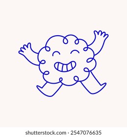 Vector logo design template and graphic elements for advertising, branding, posters and banners, funny cartoon illustrations with smiling character and mascots, abstract stickers and line icons
