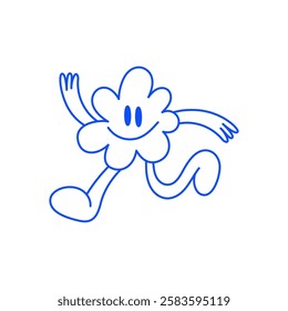 Vector logo design template and graphic elements for advertising, branding, posters and banners, funny cartoon illustrations with smiling character and mascot, abstract stickers and line icons

