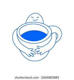 Vector logo design template and graphic elements for advertising; branding; posters and banners; funny cartoon illustrations with smiling character and mascot