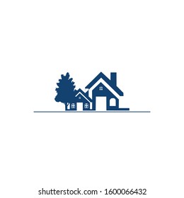 Vector logo design template home made from simple scratch. Good for symbolize the property or housing business.