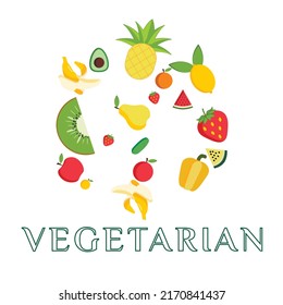 Vector logo design template. Organic food sign