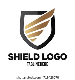   vector logo design template, shape with abstract wings