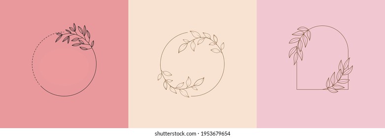 Vector logo design template. space for text.