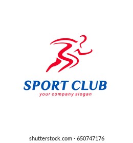 Vector logo design template for sport club