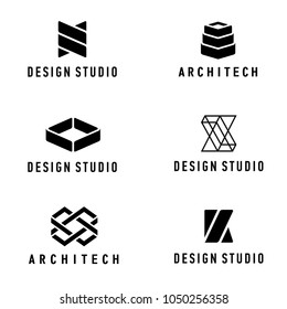 Vector logo design template. Design studio and architecture company