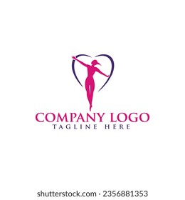 Plantilla de diseño del logotipo del vector en un estilo lineal de moda
