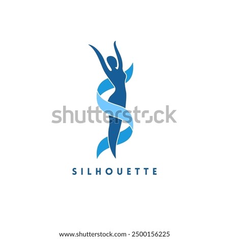 Vector logo design template. Women's health and wellness icon