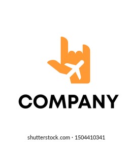 Vector logo design templates for airlines, airplane tickets, travel agencies 