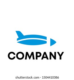 Vector logo design templates for airlines, airplane tickets, travel agencies 