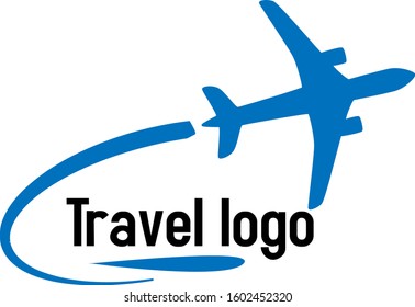 Vector logo design templates for airlines, airplane tickets, travel agencies