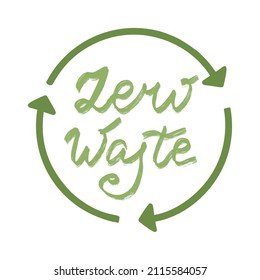 Vector logo design templates and badges in trendy linear style - zero waste concept - ecological lifestyle. plastic free emblem.