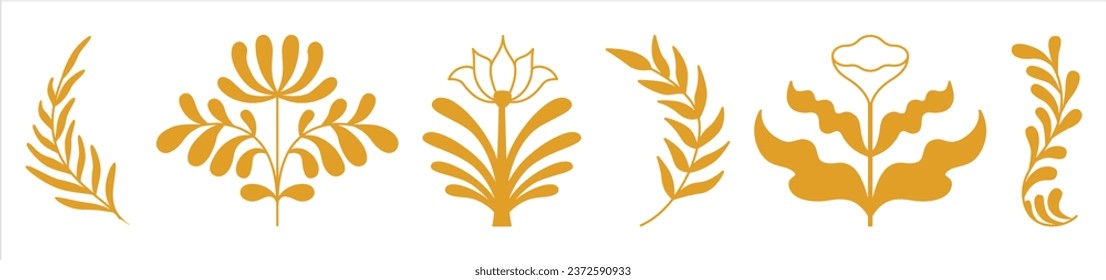 Vector logo design templates, elements, organic, eco and bio stickers and badges, ecology and recycle concepts, nature and environment, tree and leaves