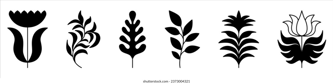 Vector logo design templates, elements, organic, eco and bio stickers and badges, ecology and recycle concepts, nature and environment, tree and leaves