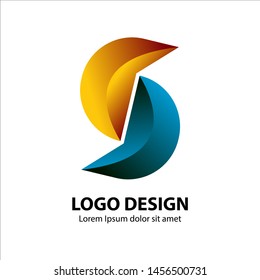 Vector logo design typgraphy. Simple and easy to use