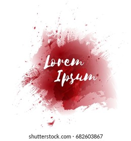 Vector logo design. Watercolor splash. Holi festival of colors. Temp
late for banners, celebration card, invitations  and greeting cards.