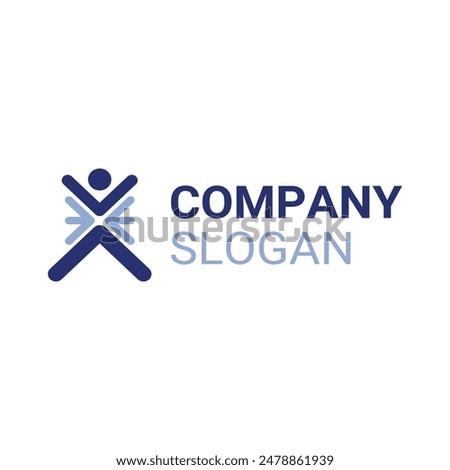 vector logo design for weight loss health company identity	

