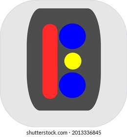 Vektor-Logo-Design für Ihr Unternehmen - enthält Buchstabe E - mit Kreis-Element