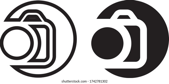 vector logo design.black color logo art work.