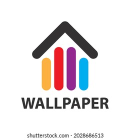 Vector logo of the designer wallpaper store