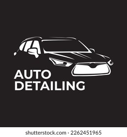 Vector logo for detailing car and tuning