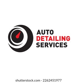 Logotipo del vector para el detalle del coche y el ajuste