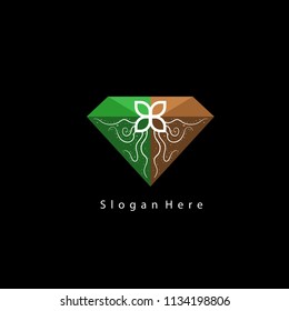 vector logo diamond