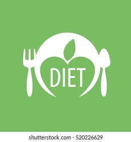 Diet food logo Images, Stock Photos & Vectors | Shutterstock