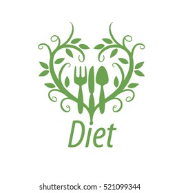 vector logo for diet