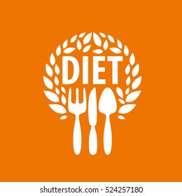 vector logo for diet