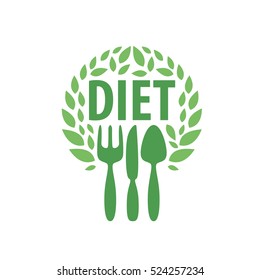 vector logo for diet