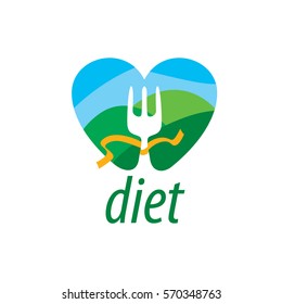 vector logo for diet
