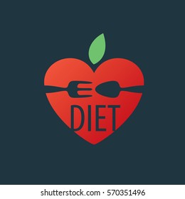vector logo for diet
