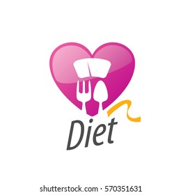 vector logo for diet