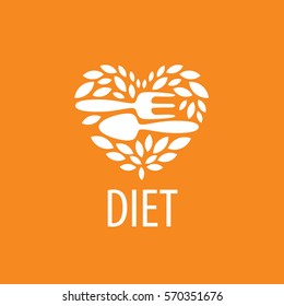 vector logo for diet