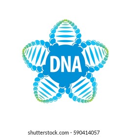 vector logo dna