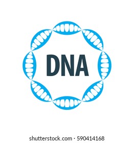 vector logo dna