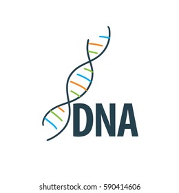 vector logo dna