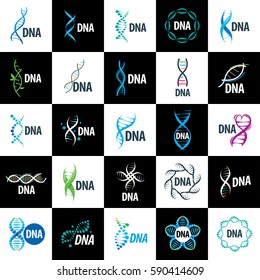 vector logo dna
