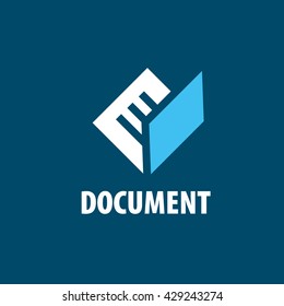 vector logo document