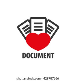 vector logo document